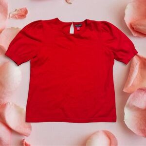 Red Short Sleeve Top